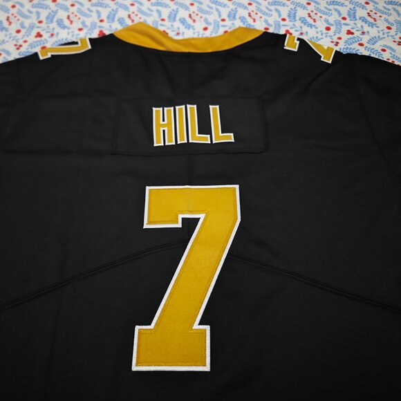 Taysom Hill New Orleans Saints black jersey No. 7 - Picture 5 of 6